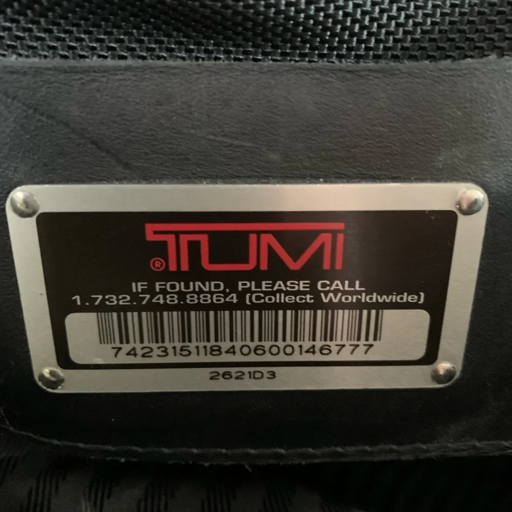 Tumi Ballistic Nylon Alpha Expandable Organizer Laptop Brief